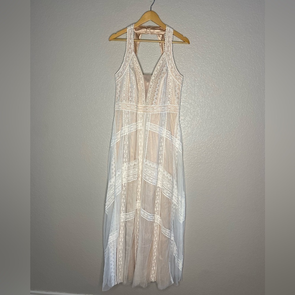 NWT Whimsy Boho Maxi Bridal Dress Size 14 - Picture 6 of 16